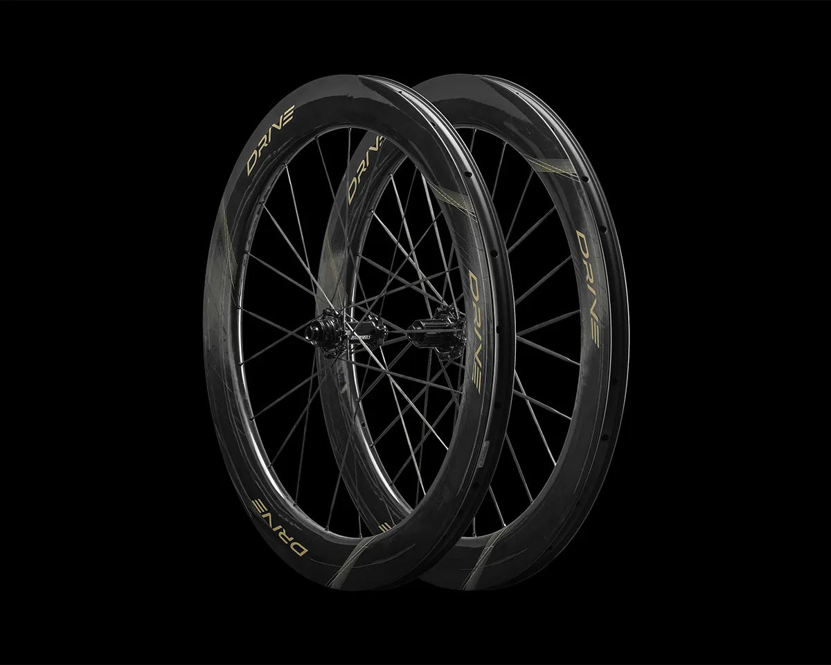Roues Elitewheels DRIVE II 65D – profil haut de 65 mm pour aérodynamisme maximal sur terrain roulant