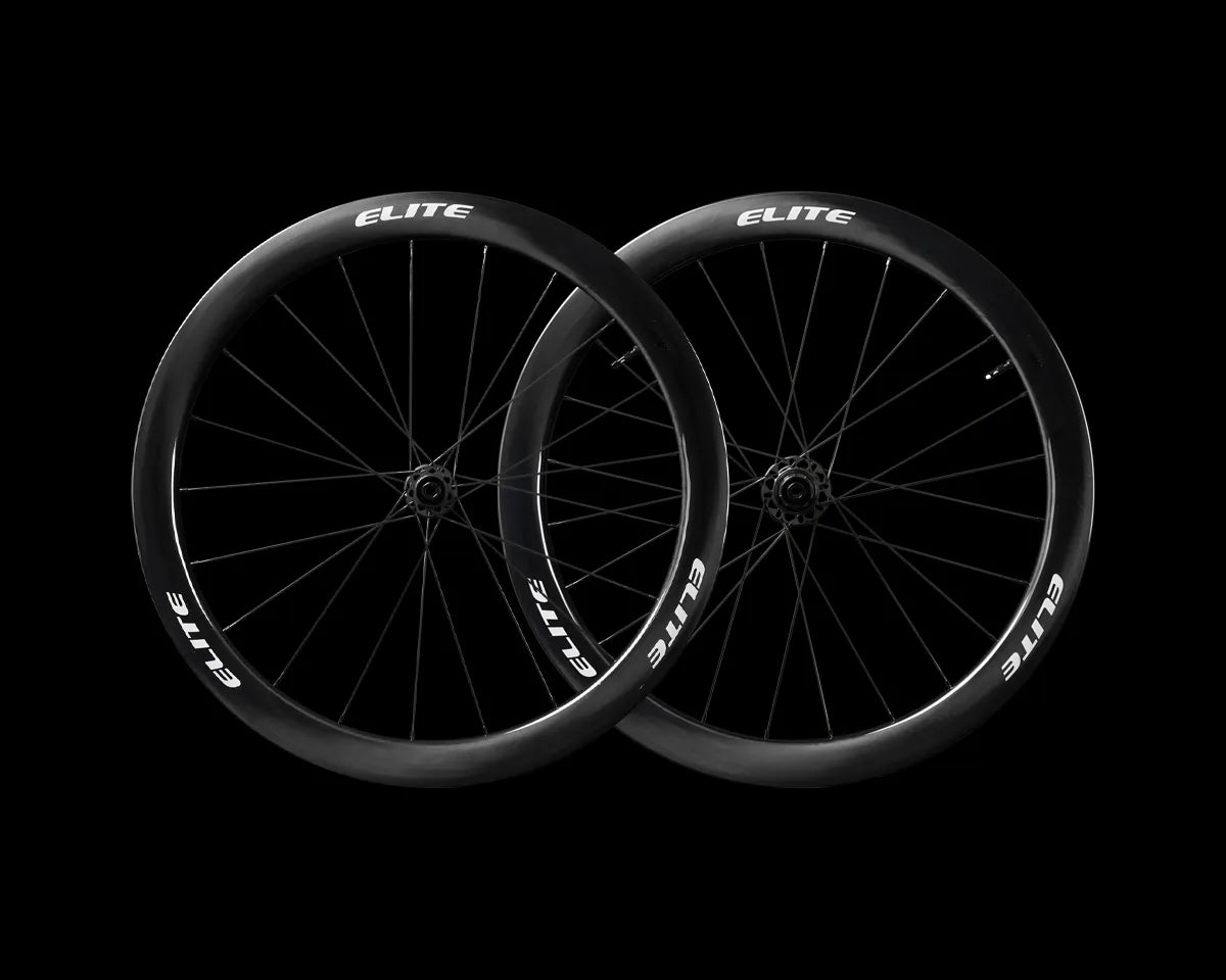 Paire de roues carbone Elitewheels MARVEL II 50D – profil polyvalent route et endurance