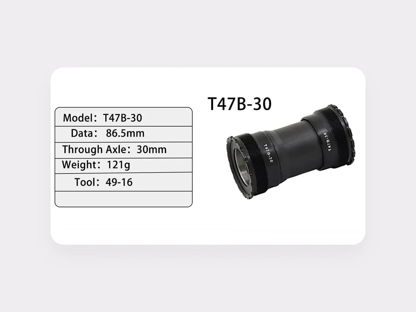Gineyea T47 bottom bracket