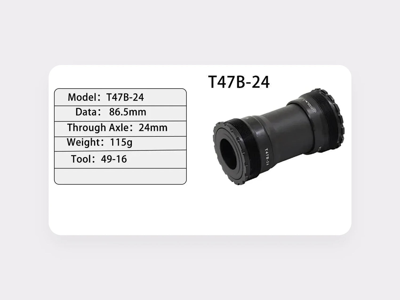 Gineyea T47 bottom bracket