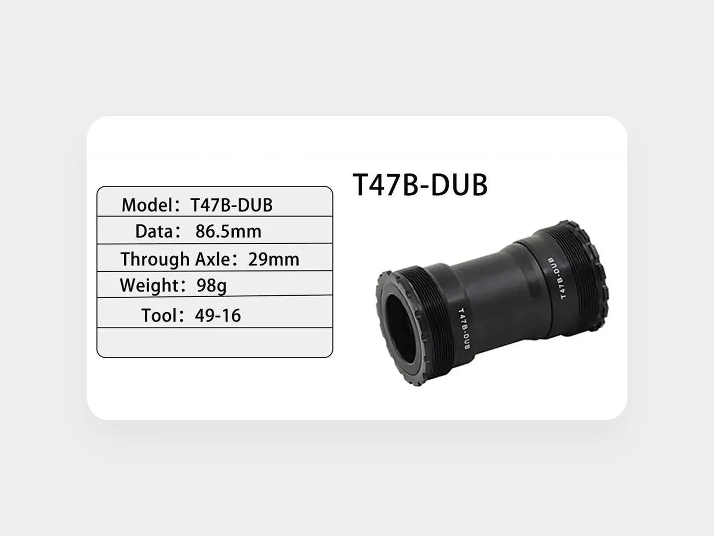 Gineyea T47 bottom bracket