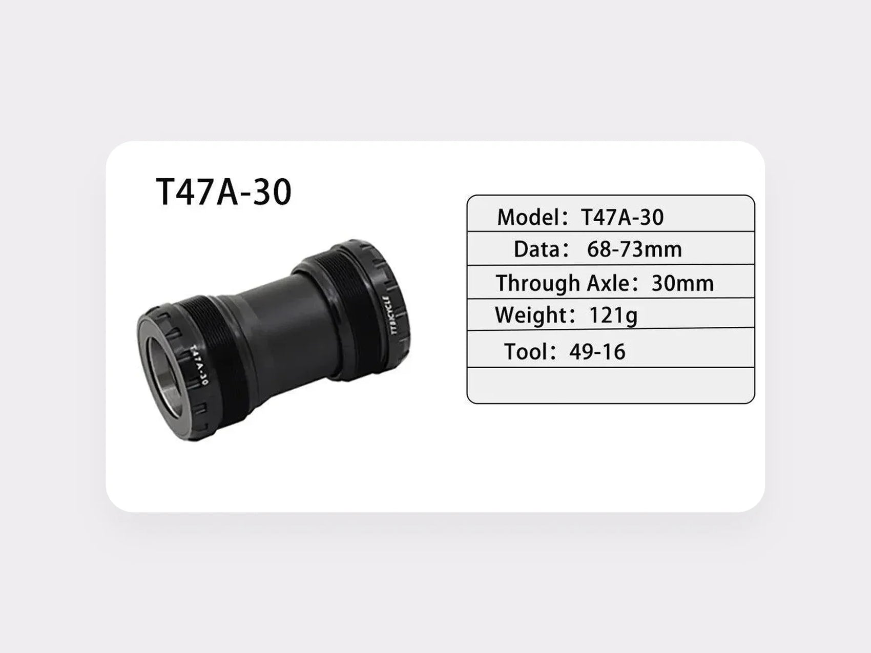 Gineyea T47 bottom bracket