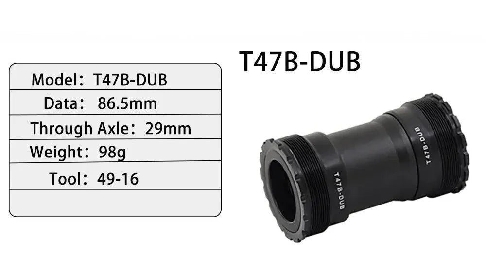 BOITIER DE PEDALIER | TT-BICY | T47 - CYKL.STORE