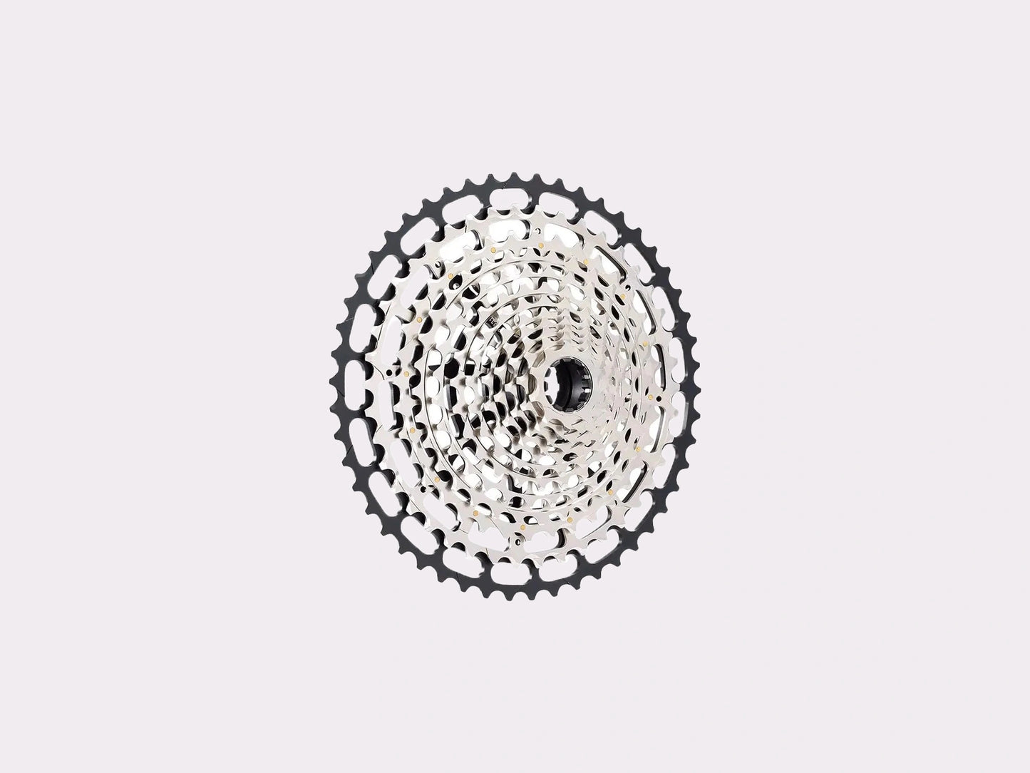 Vue interne de la cassette Sunrace ULT mettant en évidence l’interface cannelée pour corps de roue libre standard XD.