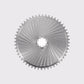 Plateau Stone Aero 65 dents argent brillant chrome pour SRAM AXS Road 12 et 13 vitesses, montage direct 8 vis, vue de face complète, usinage CNC visible. (Argent)