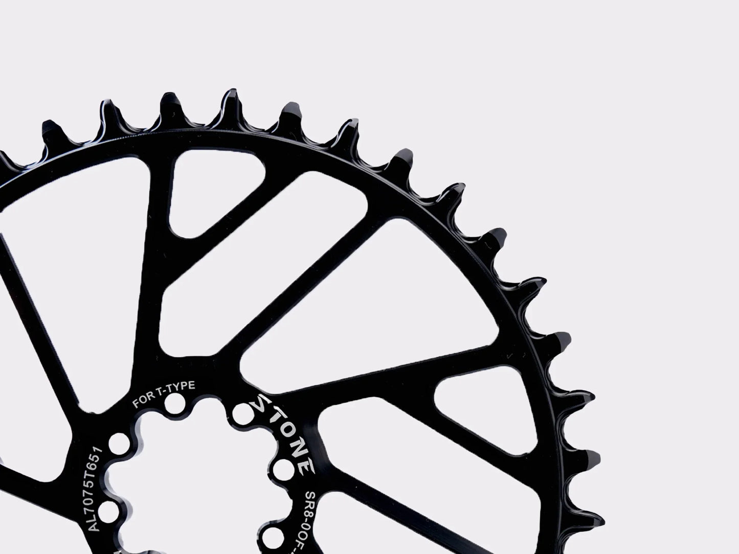 Plateau Stone Direct Mount pour chaîne SRAM Flattop. Compatible avec la gamme XPLR et Eagle