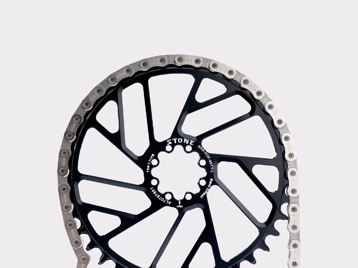 Plateau Stone Direct Mount pour chaîne SRAM Flattop. Compatible avec la gamme XPLR et Eagle