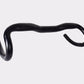 Vue de profil ergonomique du guidon de gravel CYKL illustrant la courbure supérieure et la finition de surface sablée.
