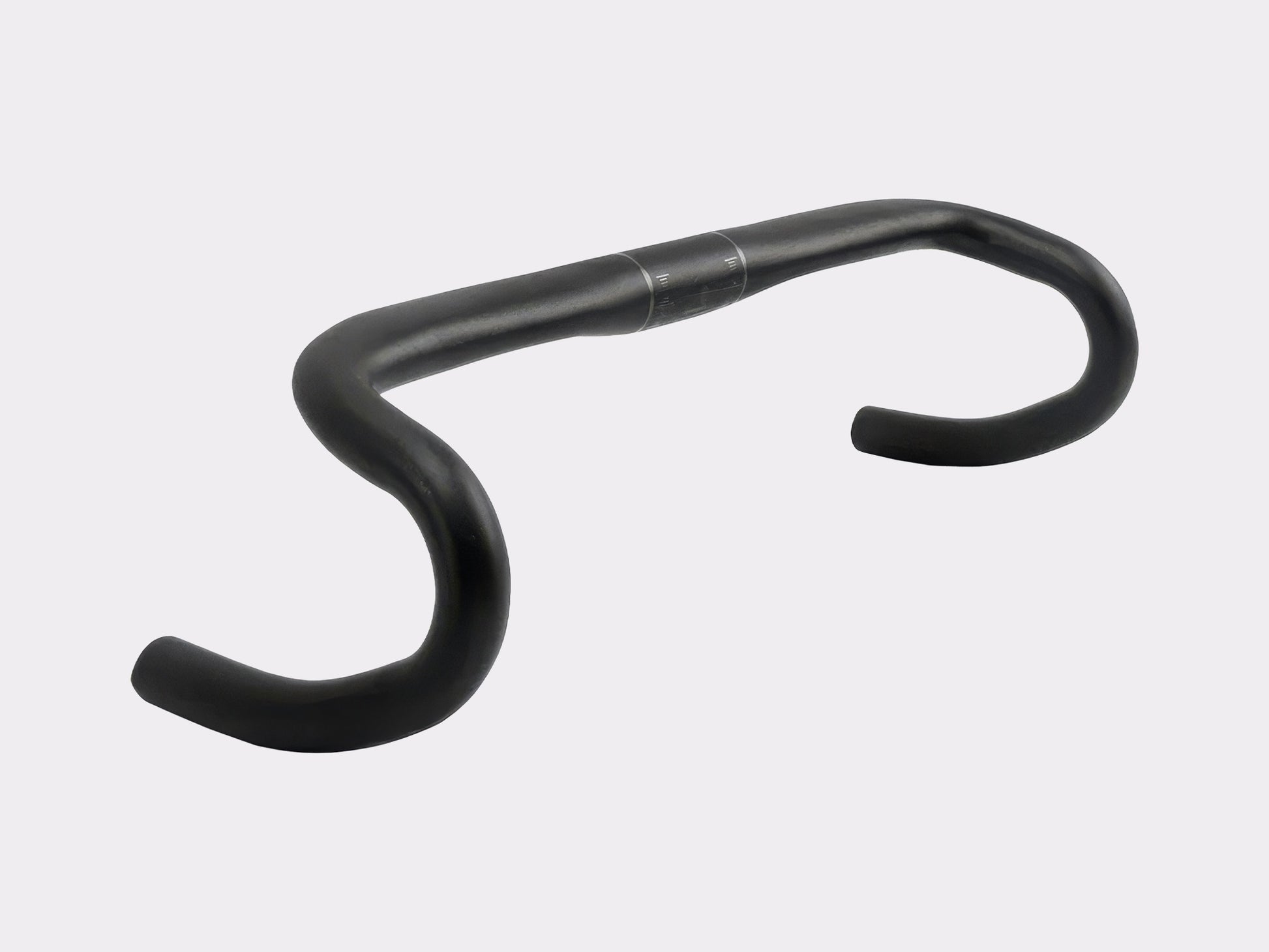 Vue en perspective du cintre route CYKL en alliage d'aluminium, mettant en évidence le diamètre de fixation de 31,8 mm et la finition noir mat.