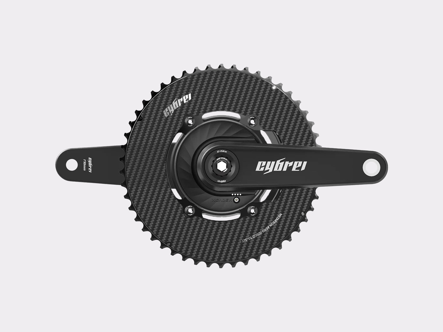 CYBREI GP-3 Metarbon pédalier carbone avec capteur de puissance chez CYKL