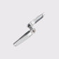 Manivelles Stone aluminium usiné CNC 7050-T7451 finition argent anodisé montées sur axe de pédalier SRAM DUB 29 mm. (Argent)