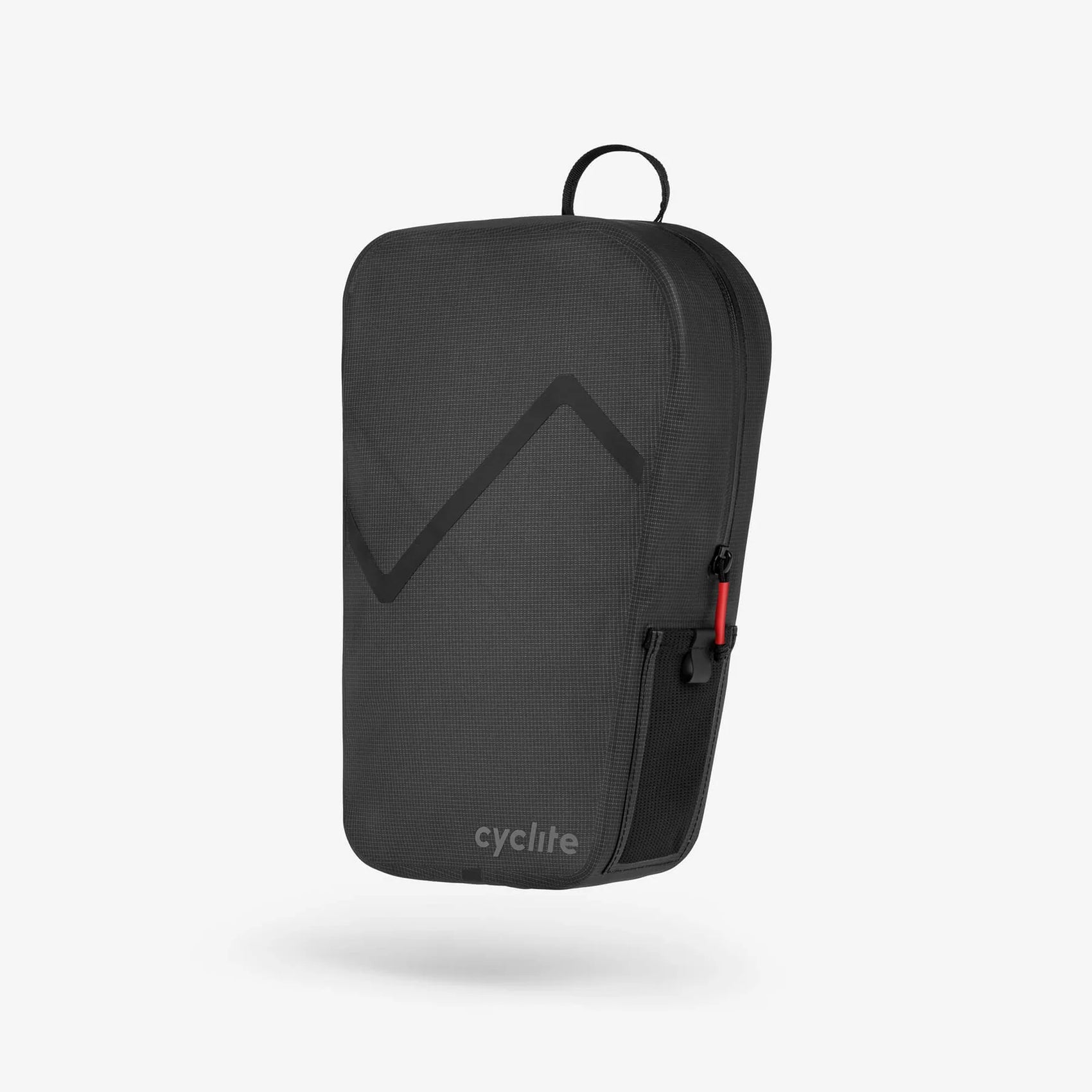 Sacoche de fourche aérodynamique Cyclite Fork Bag 01 noire sur fond neutre (Noir)