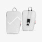Paire de sacoches de fourche Cyclite Fork Bag 01 blanches avec système de fixation rapide intégré (Blanc)