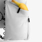Gros plan poche avant élastique gilet d'hydratation Cyclite Hydration Vest 01 blanc avec ravitaillement.