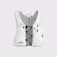 Gilet poche à eau vélo Cyclite Hydration Vest 01 blanc à plat montrant la structure en mesh 3D respirant.