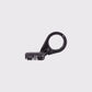 Fixation Cyclite Nano Handle Bar Mount 01 pour bikepacking, vue latérale exposant la structure évidée du bras de liaison et l'interface de connexion pour sacoche Nano.