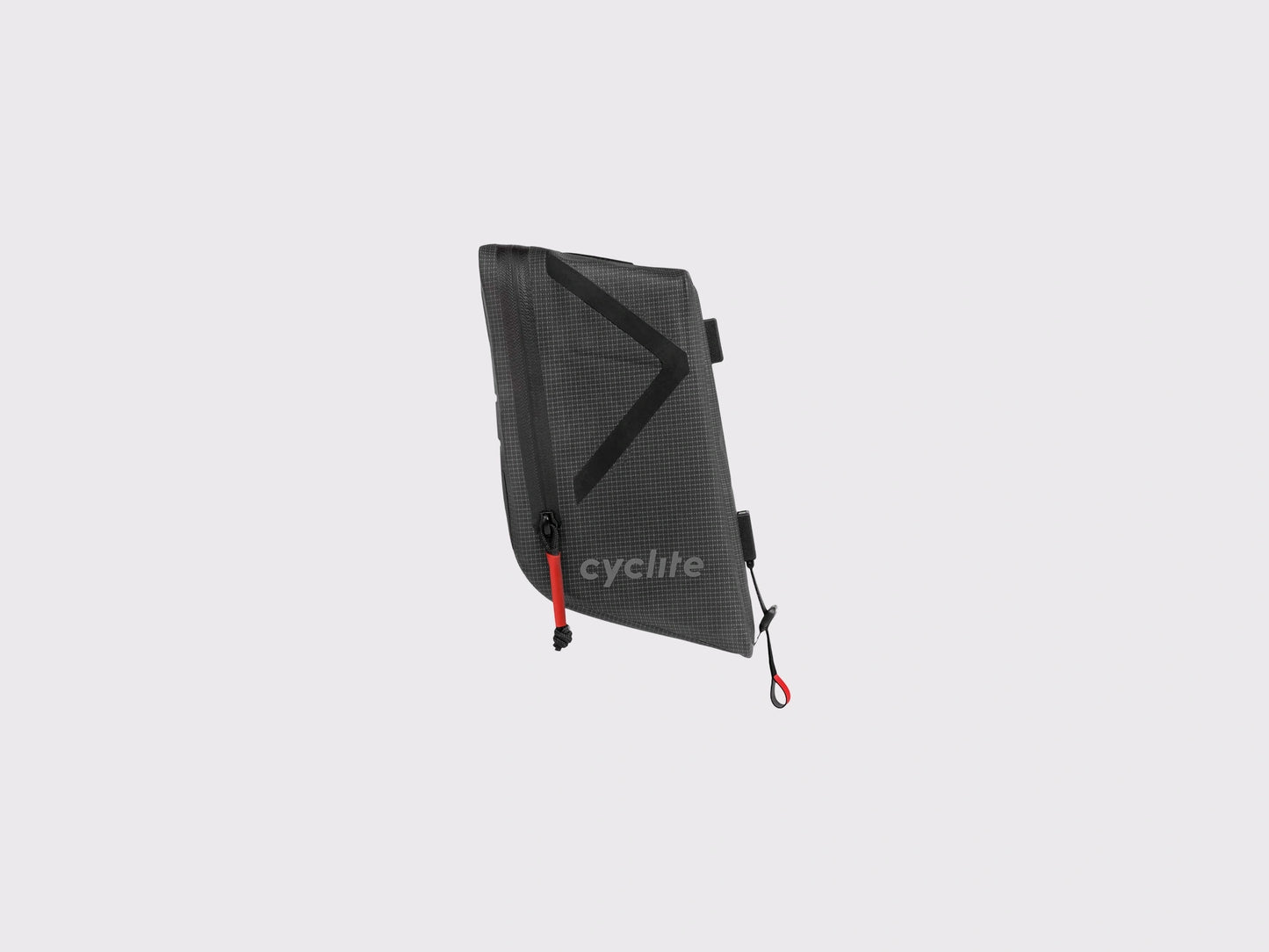 Sacoche de selle aerodynamique Cyclite Saddle Bag Nano 01 grise vue de profil (Noir)