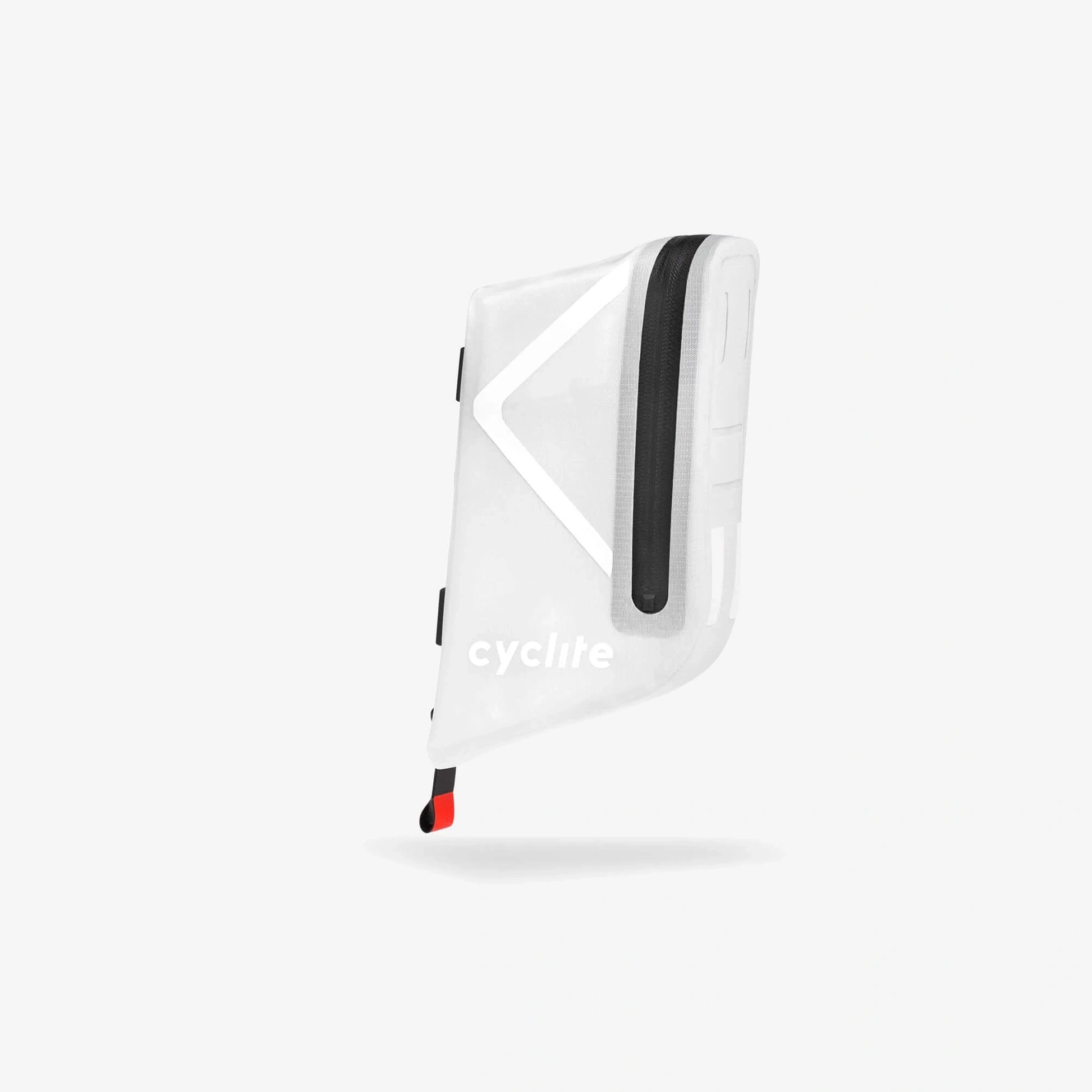 Sacoche de selle bikepacking Cyclite Saddle Bag Nano 01 blanche elements reflechissants (Blanc)