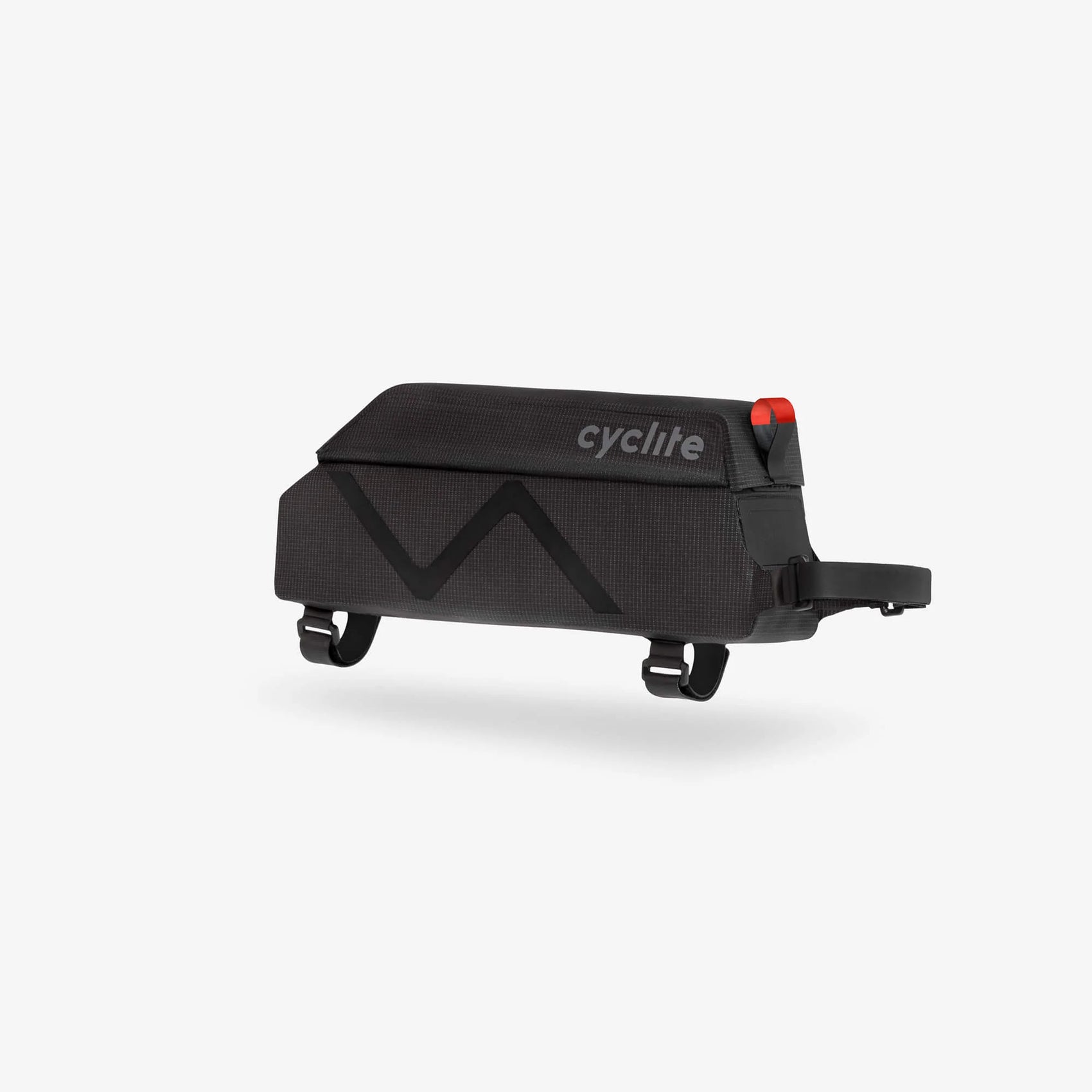 Sacoche tube supérieur étanche Cyclite Top Tube Bag 03 noire avec fixation par sangles (Noir)