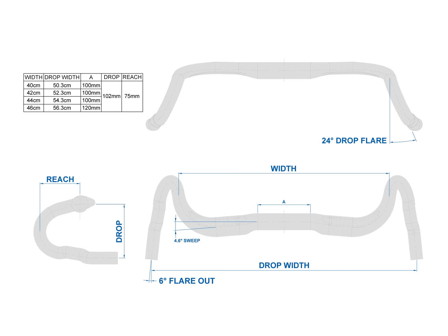 RITCHEY WCS Venture Max aluminium handlebar