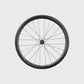 Roue arrière carbone gravel Elitewheels Drive G42 finition noire decals noirs (Noir)
