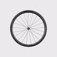 Roue avant carbone gravel Elitewheels Drive G42 fixation disque Center Lock noire (Noir)