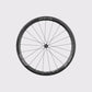 Roue avant carbone gravel Elitewheels Drive G42 decals argentés Center Lock (Argent)