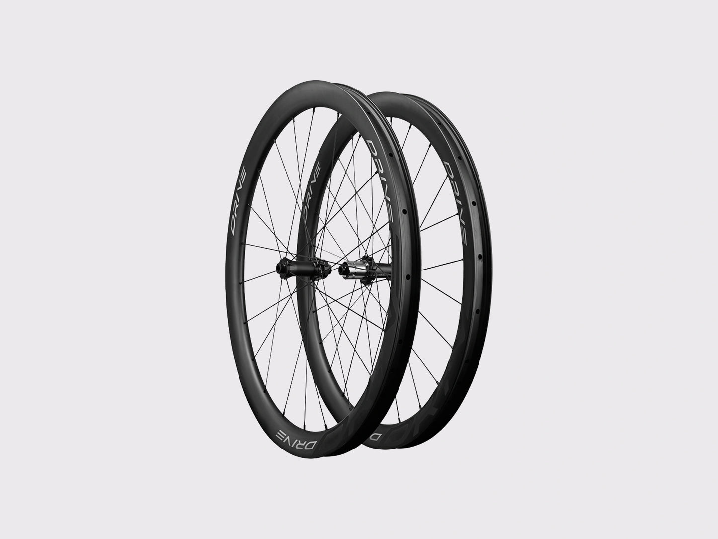 Paire de roues Elitewheels Drive G42 de trois-quarts finition argentée (Argent)
