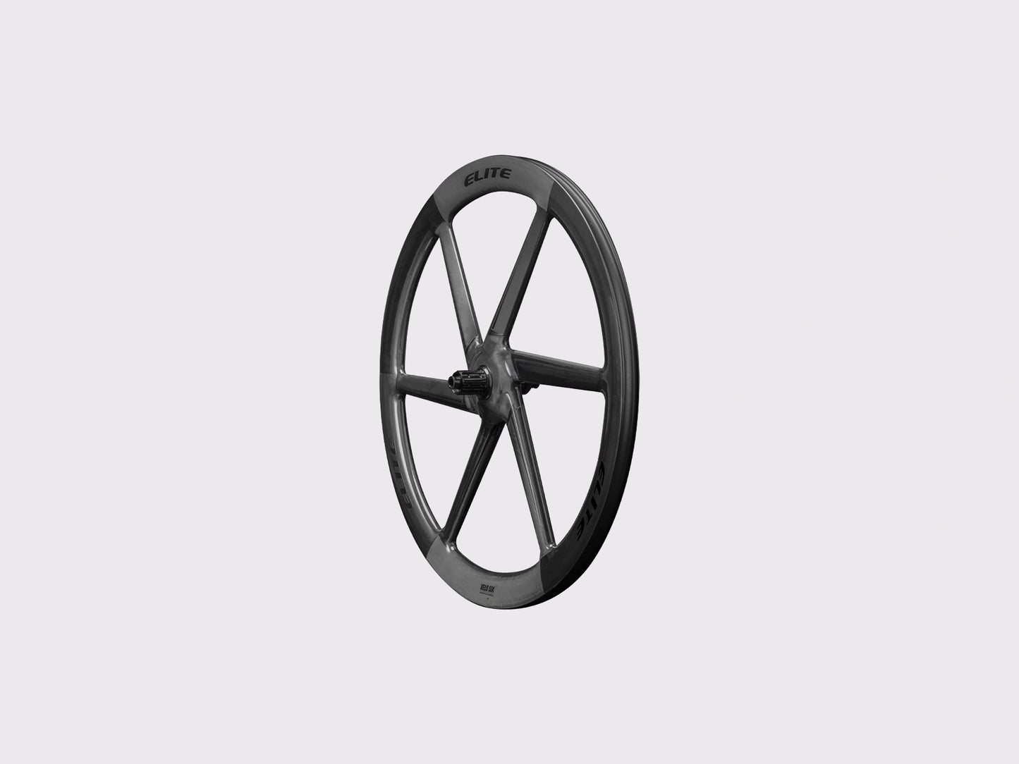 Roue arriere carbone monobloc Elitewheels Velo Six II Disc avec corps de roue libre Shimano HG