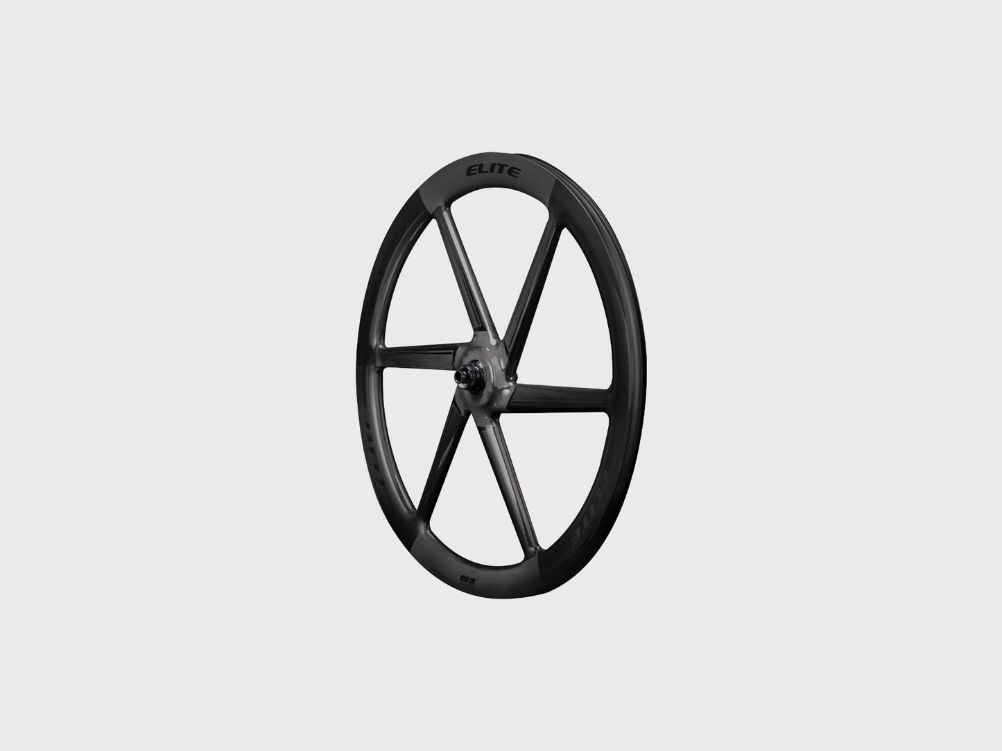 Roue avant carbone a 6 batons Elitewheels Velo Six II Disc profil aero 50mm