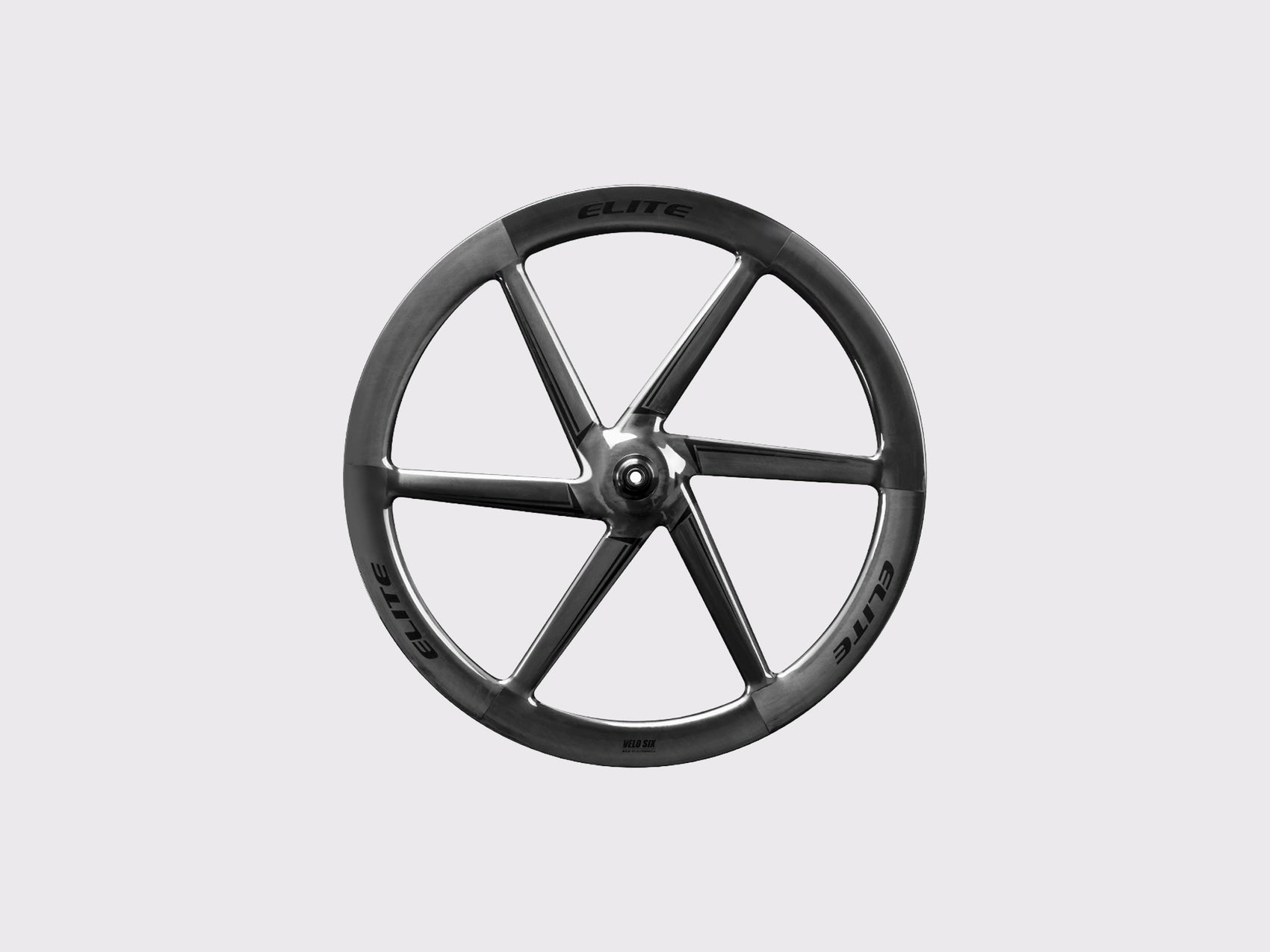 Roue de route et triathlon monobloc en carbone Elitewheels Velo Six II freinage Center Lock