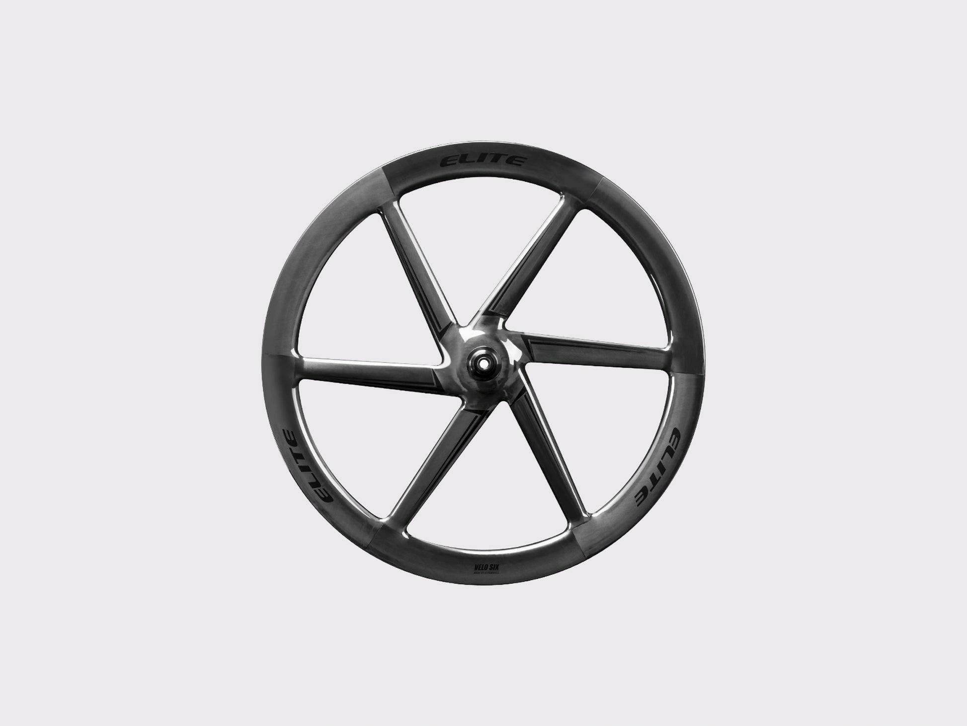 Roue de route et triathlon monobloc en carbone Elitewheels Velo Six II freinage Center Lock