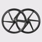 Paire de roues carbone a batons Elitewheels Velo Six II Disc pour velo de route et contre-la-montre