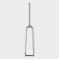 Fourche gravel titane bikepacking CYKL avec œillets et garde boue (Brut titane) (œillets)