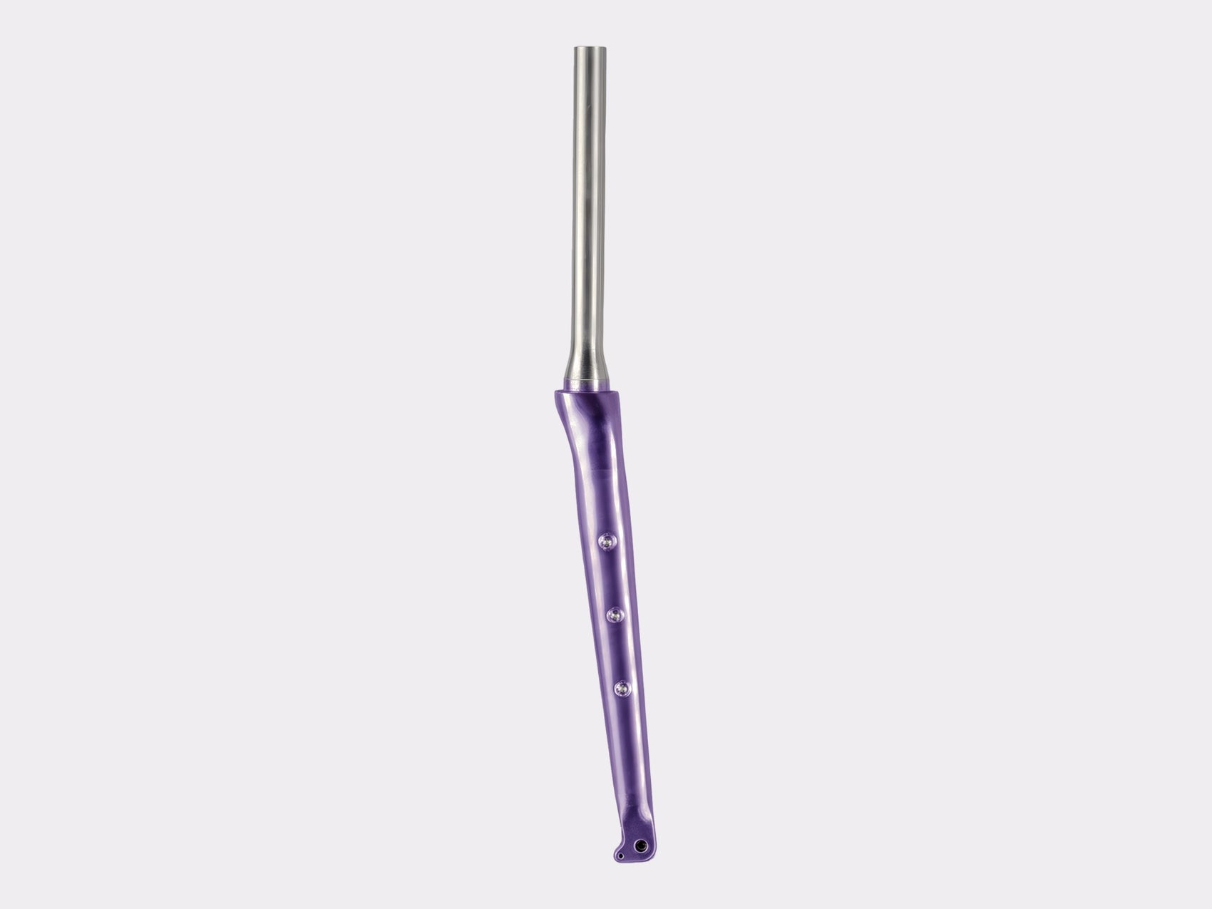 Fourche gravel titane RAAVE CYKL anodisée couleur violet