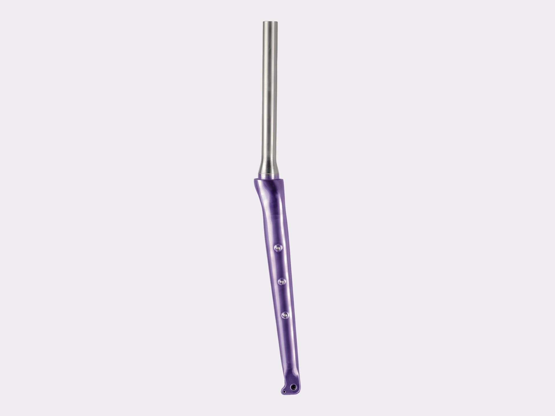 Fourche gravel titane RAAVE CYKL anodisée couleur violet