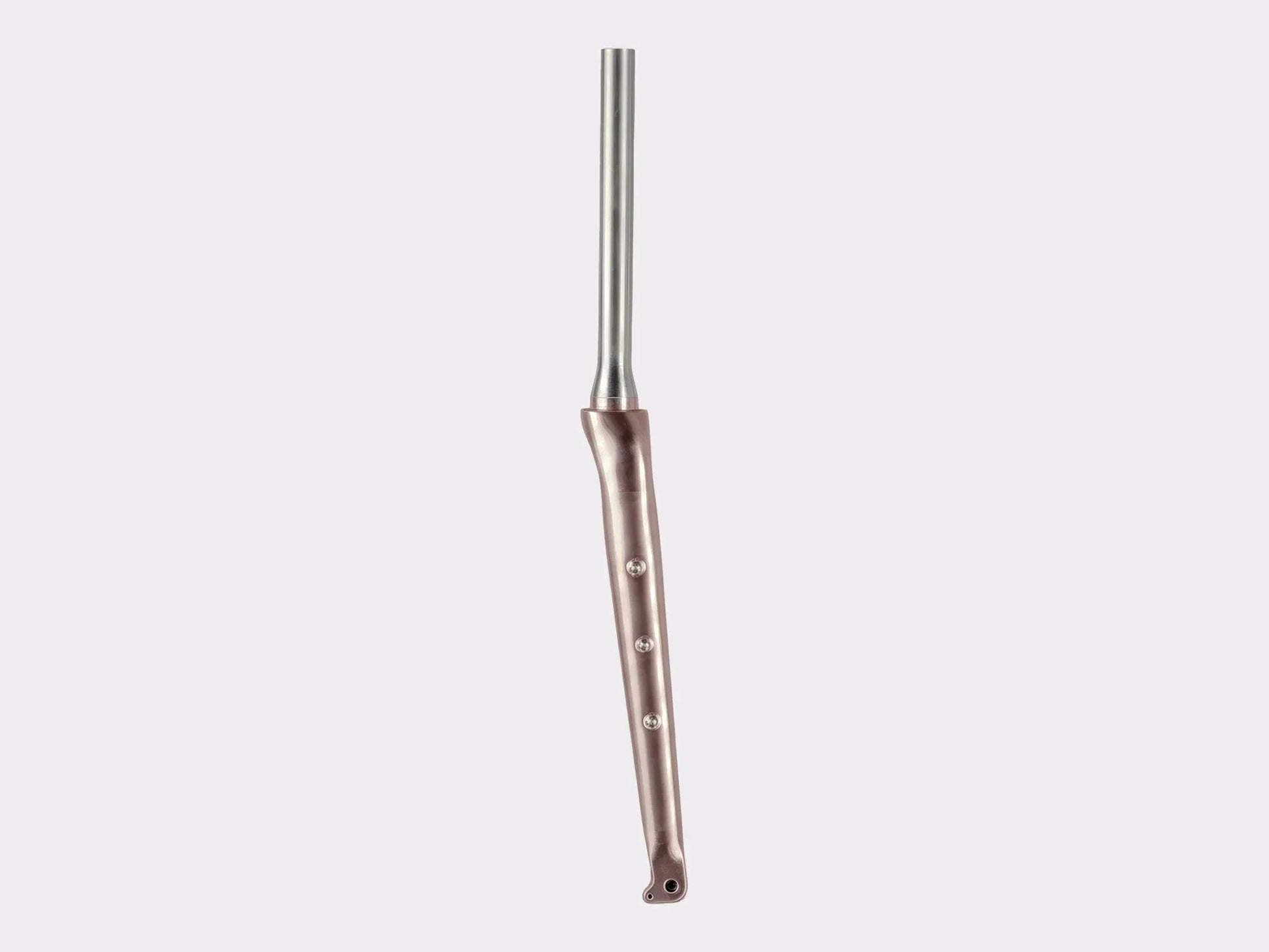 Fourche gravel titane RAAVE CYKL anodisée couleur or rose (Or rose)