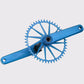 Pédalier route gravel Garbaruk axe DUB (Bleu)