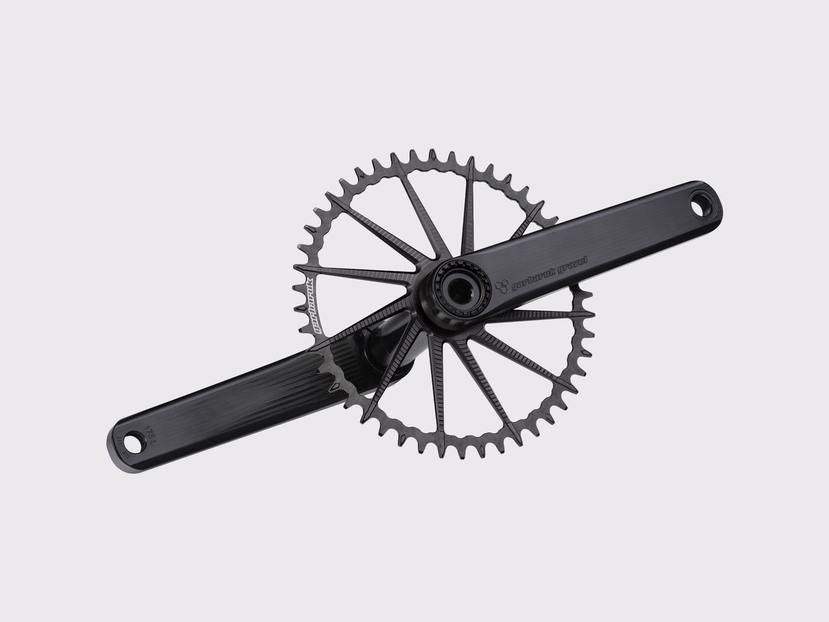 Pédalier route gravel Garbaruk axe DUB (Noir)