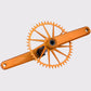 Pédalier route gravel Garbaruk axe DUB (Orange)