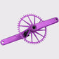 Pédalier route gravel Garbaruk axe DUB (Violet)
