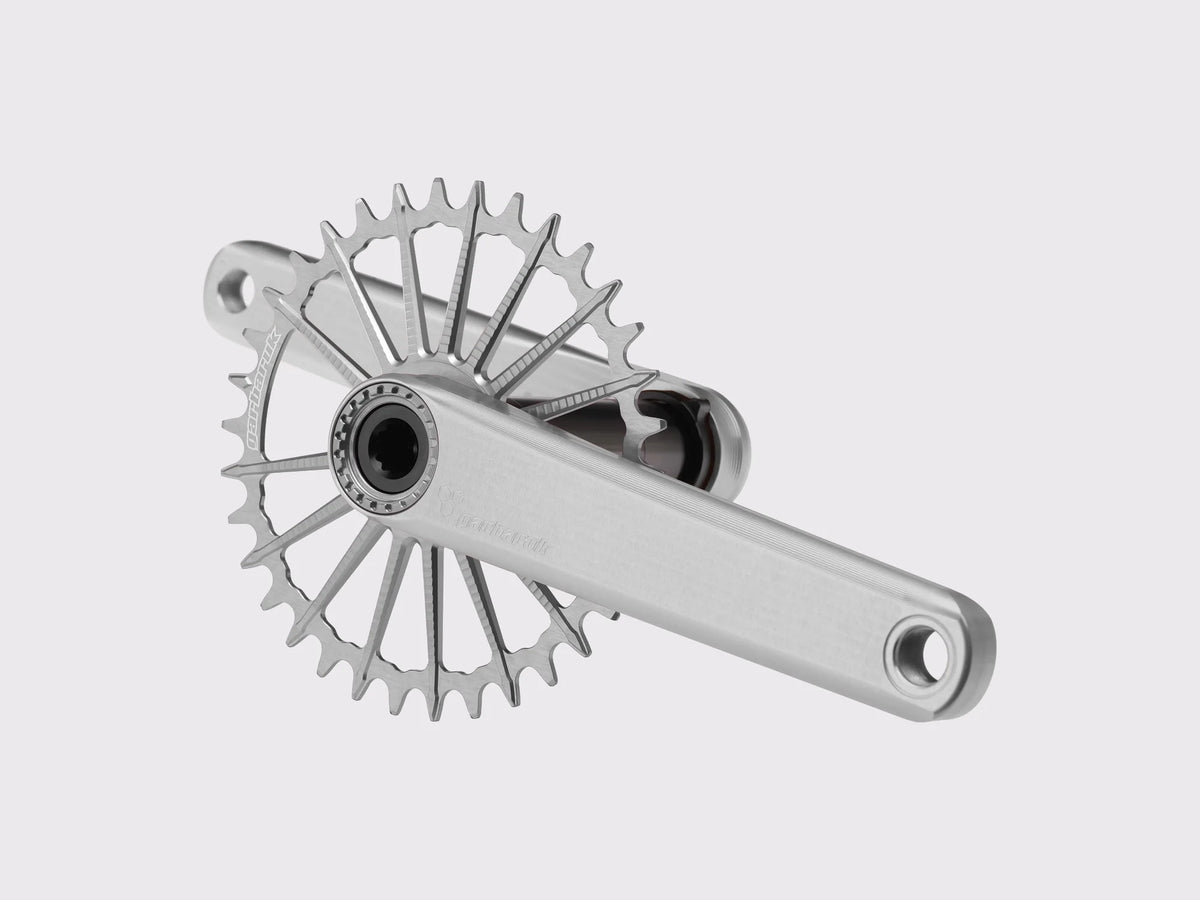 Pédalier XC VTT Garbaruk axe DUB (Argent)