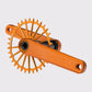 Pédalier XC VTT Garbaruk axe DUB (Orange)