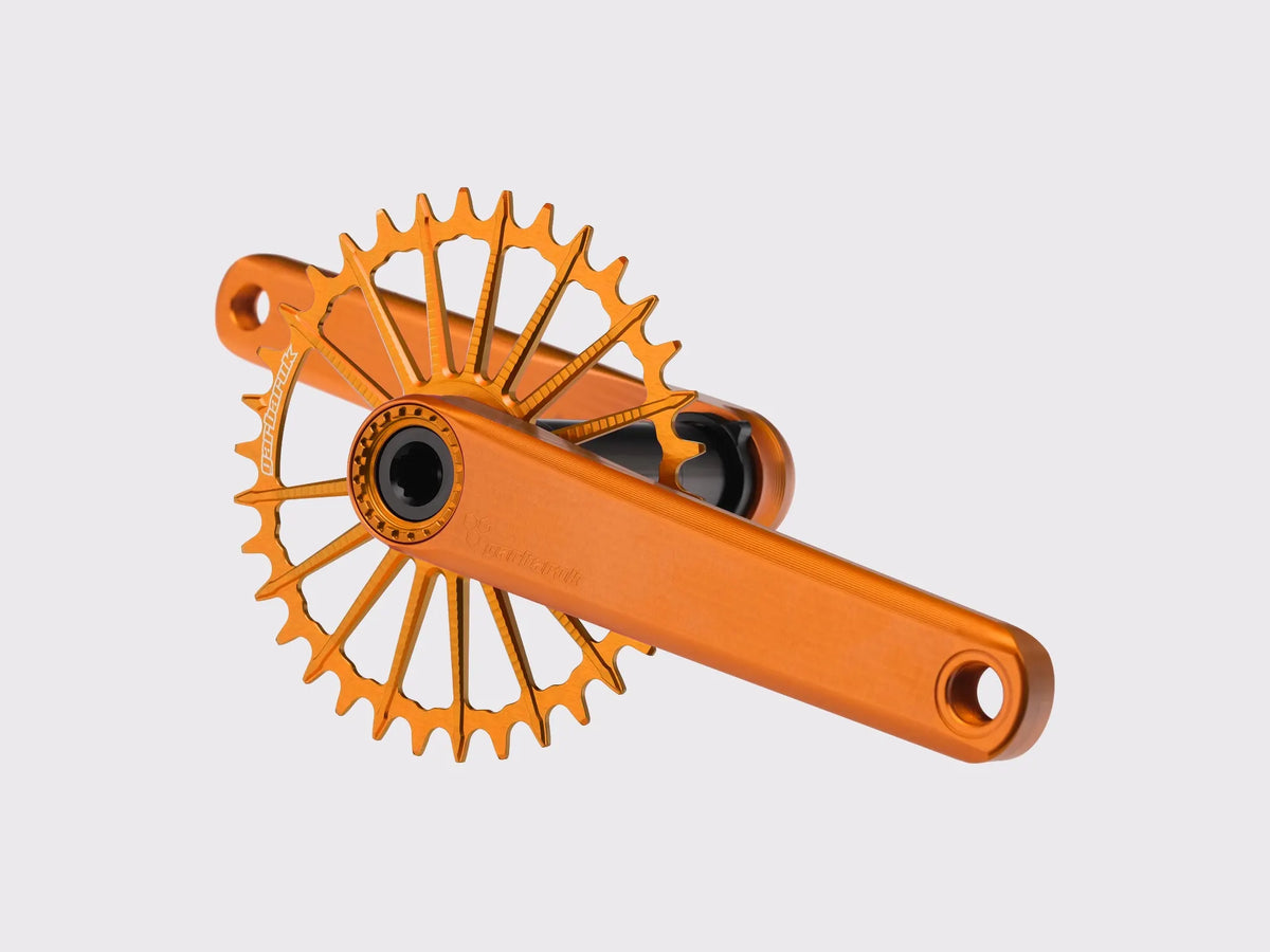 Pédalier XC VTT Garbaruk axe DUB (Orange)