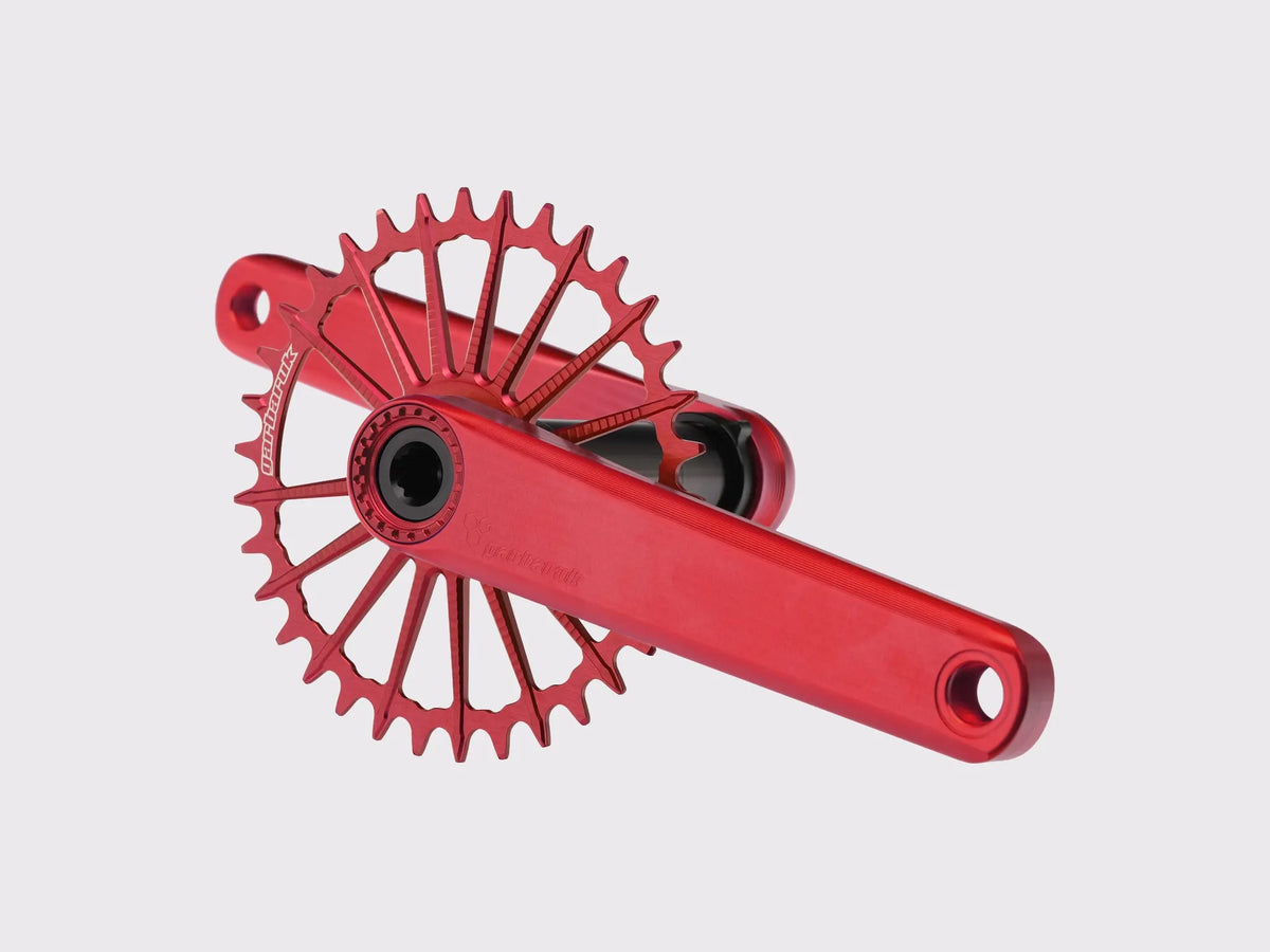 Pédalier XC VTT Garbaruk axe DUB (Rouge)