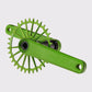 Pédalier XC VTT Garbaruk axe DUB (Vert)