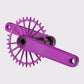 Pédalier XC VTT Garbaruk axe DUB (Violet)