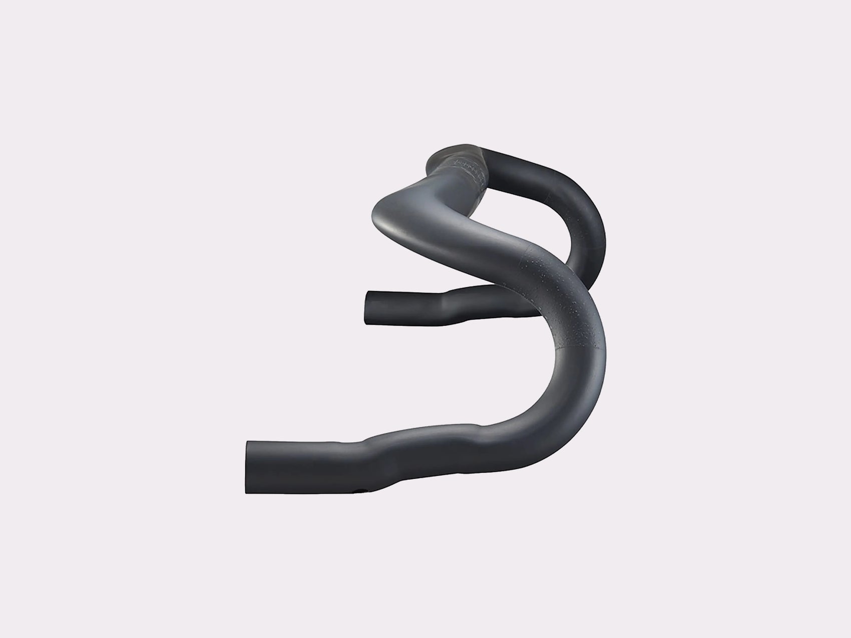 Side profile of the Ritchey WCS VentureMax alloy handlebar illustrating the compact 75mm reach and 102mm drop geometry.