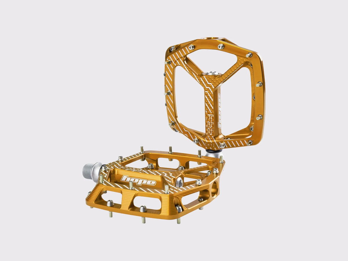 Pédale plate Hope F22 (Bronze)