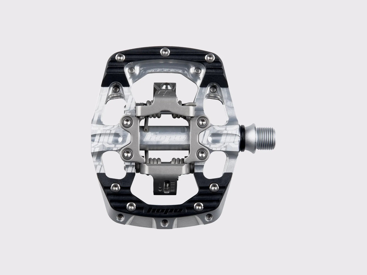 Pédale automatique Hope Union GC gravity clip (Argent)